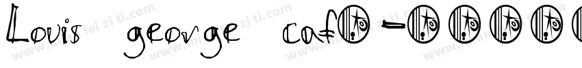 Louis george café字体转换
